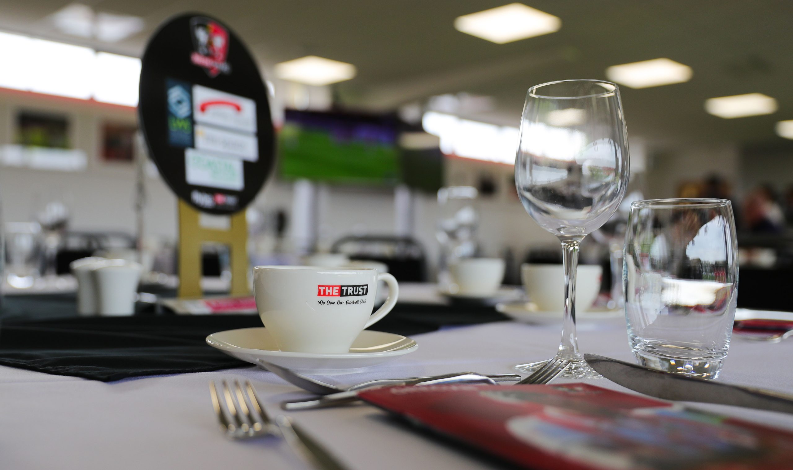 Heritage Lounge during the League Two match between Exeter City and Macclesfield Town at St James Park, Exeter, Devon 3 Aug 2019 . - PHOTO: Phil Mingo/PPAUK